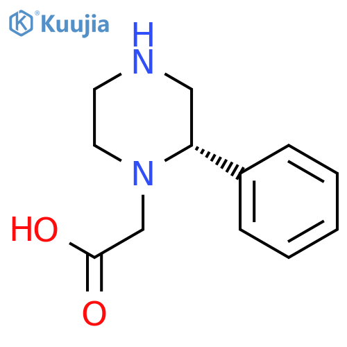 2-(2-Phenylpiperazin-1-YL)acetic acid structure