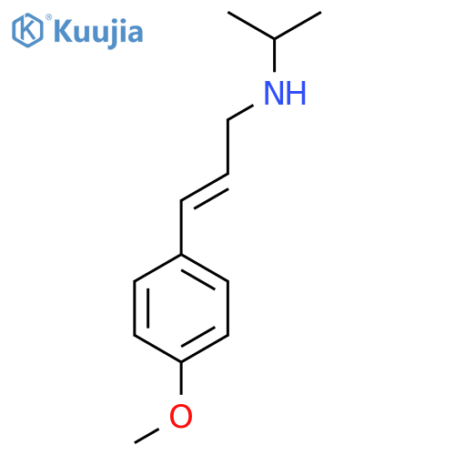 N-Isopropyl-N-[(2E)-3-(4-methoxyphenyl)prop-2-enyl]amine structure