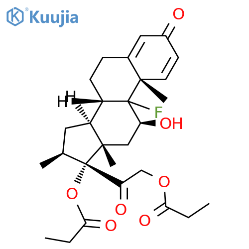 (16β)-17-Hydroxy-16-methyl-21-(1-oxopropoxy)-pregna-1,4-diene-3,20-dione structure