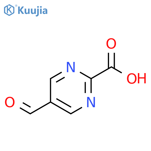 5-formylpyrimidine-2-carboxylic acid structure