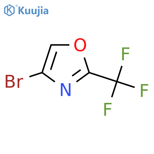 4-Bromo-2-(trifluoromethyl)oxazole structure