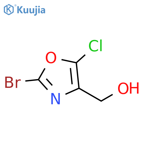 2-Bromo-5-chloro-4-oxazolemethanol structure