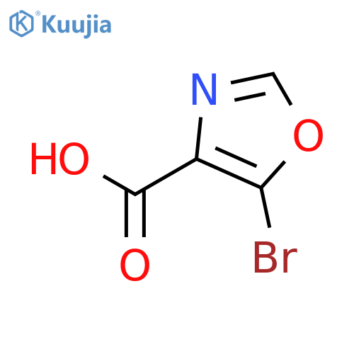 5-Bromooxazole-4-carboxylic acid structure