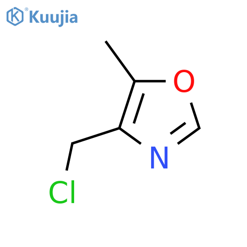 4-(Chloromethyl)-5-methyl-1,3-oxazole structure