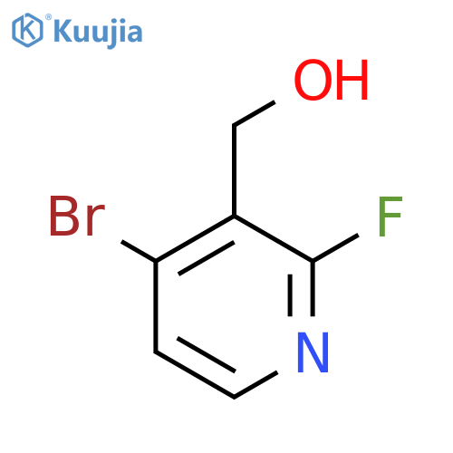 (4-Bromo-2-fluoropyridin-3-yl)methanol structure