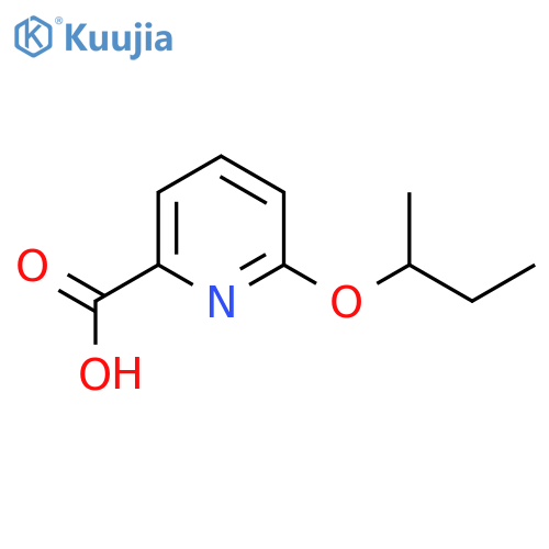 6-sec-butoxypicolinicacid structure