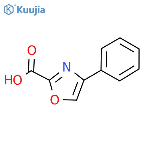 4-Phenyl-oxazole-2-carboxylic acid structure