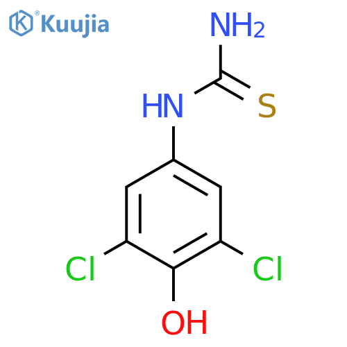 N-(3,5-Dichloro-4-hydroxyphenyl)thiourea structure