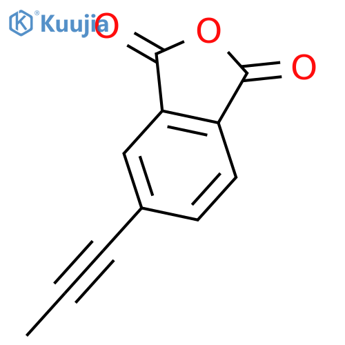5-Prop-1-ynyl-2-benzofuran-1,3-dione structure