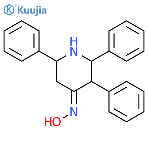 4-Piperidinone,2,3,6-triphenyl-, oxime structure