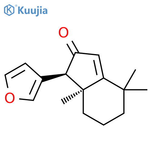 2H-Inden-2-one,1-(3-furanyl)-1,4,5,6,7,7a-hexahydro-4,4,7a-trimethyl-, (1R,7aR)-rel- structure