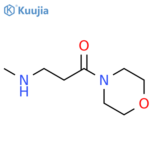 N-methyl-N-(3-morpholin-4-yl-3-oxopropyl)amine structure