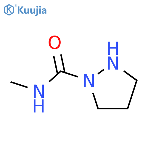 1-Pyrazolidinecarboxamide,N-methyl- structure