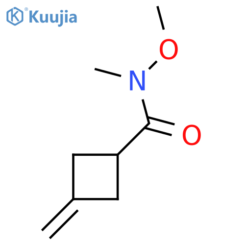 N-?methoxy-?N-?methyl-?3-?methyleneCyclobutanecarboxami?de structure