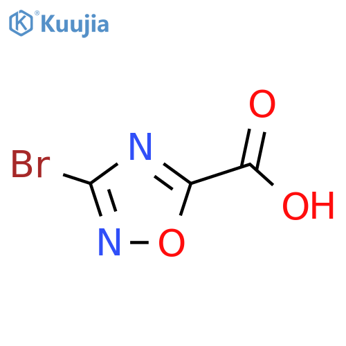 3-bromo-1,2,4-Oxadiazole-5-carboxylic acid structure