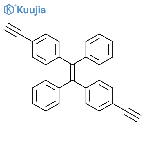 Benzene, 1,1'-(1,2-diphenyl-1,2-ethenediyl)bis[4-ethynyl- structure