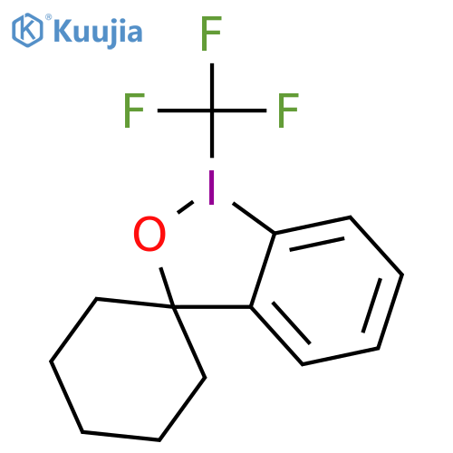 Spiro[1,2-benziodoxole-3(1H),1'-cyclohexane], 1-(trifluoromethyl)- structure