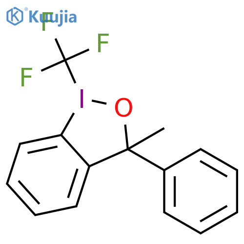 1,2-Benziodoxole, 1,3-dihydro-3-methyl-3-phenyl-1-(trifluoromethyl)- structure