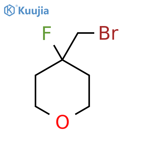 4-(Bromomethyl)-4-fluorooxane structure