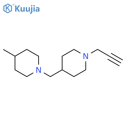 4-methyl-1-{1-(prop-2-yn-1-yl)piperidin-4-ylmethyl}piperidine structure