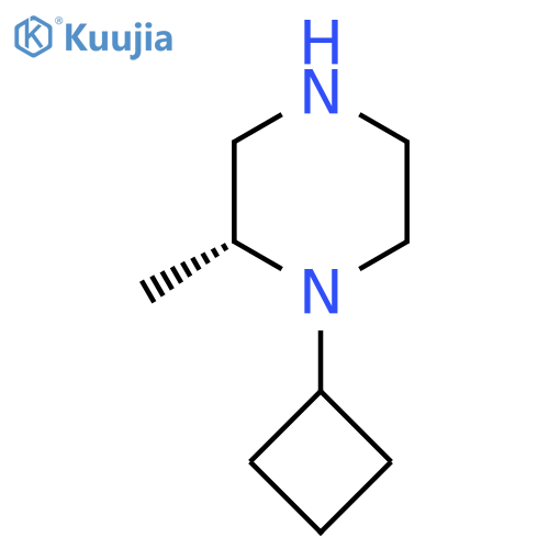(2R)-1-cyclobutyl-2-methyl-piperazine structure