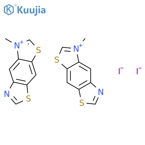 BENZO[1,2-D:5,4-D']BISTHIAZOLIUM IODIDE, 3-METHYL-, IODIDE structure