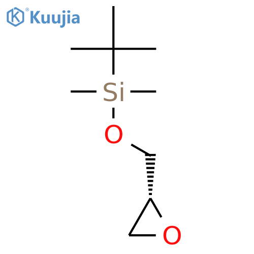 Oxirane,2-[[[(1,1-dimethylethyl)dimethylsilyl]oxy]methyl]-, (2R)- structure