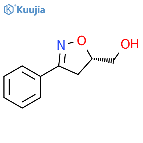 5-Isoxazolemethanol, 4,5-dihydro-3-phenyl-, (S)- structure