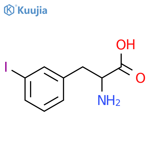 (R)-2-Amino-3-(3-iodophenyl)propanoic acid structure