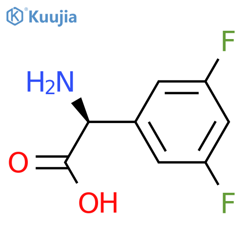 (2S)-2-AMINO-2-(3,5-DIFLUOROPHENYL)ACETIC ACID structure