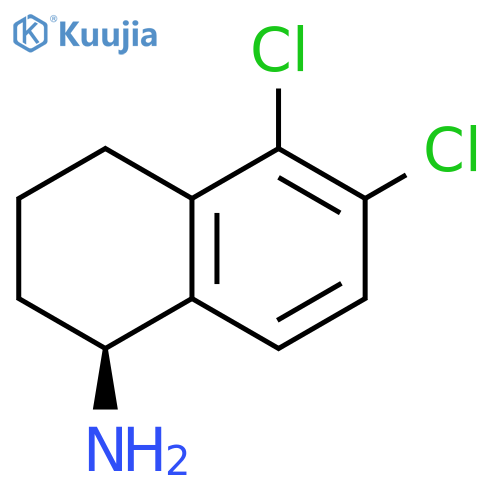 (1S)-5,6-DICHLORO-1,2,3,4-TETRAHYDRONAPHTHYLAMINE structure