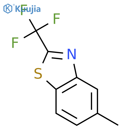 Benzothiazole,5-methyl-2-(trifluoromethyl)- structure