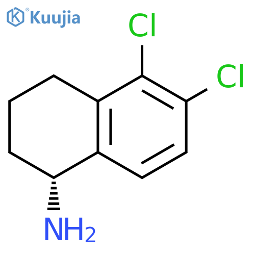 (1R)-5,6-DICHLORO-1,2,3,4-TETRAHYDRONAPHTHYLAMINE structure