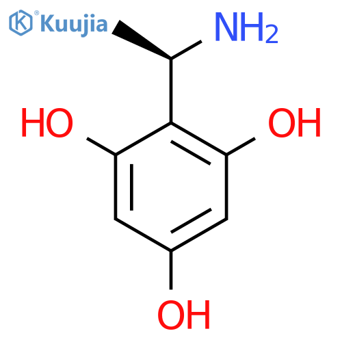 2-(1R)-1-aminoethylbenzene-1,3,5-triol structure