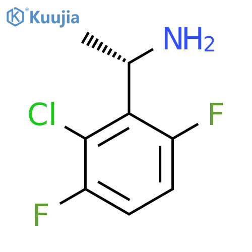 (1S)-1-(2-chloro-3,6-difluorophenyl)ethan-1-amine structure