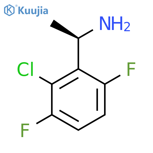 (1r)-1-(2-Chloro-3,6-difluorophenyl)ethan-1-amine structure
