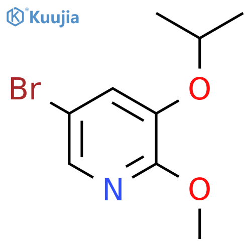 5-Bromo-3-isopropoxy-2-methoxypyridine structure