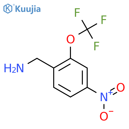 4-Nitro-2-(trifluoromethoxy)benzylamine structure