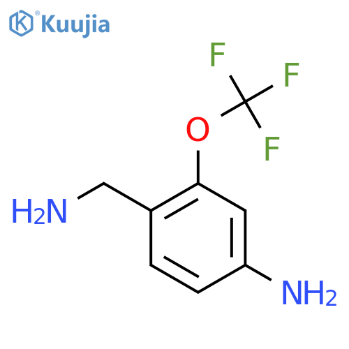 4-(Aminomethyl)-3-(trifluoromethoxy)aniline structure