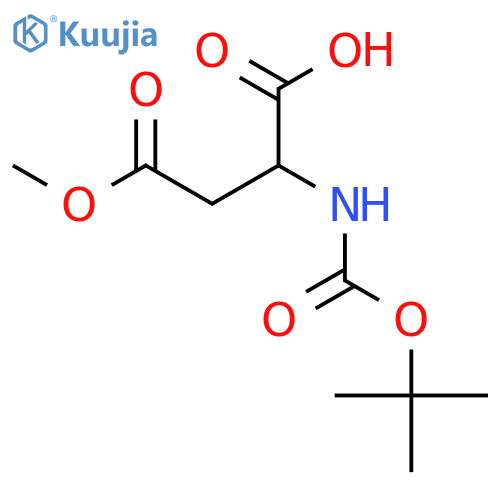 Boc-D-Asp(OMe)-OH structure