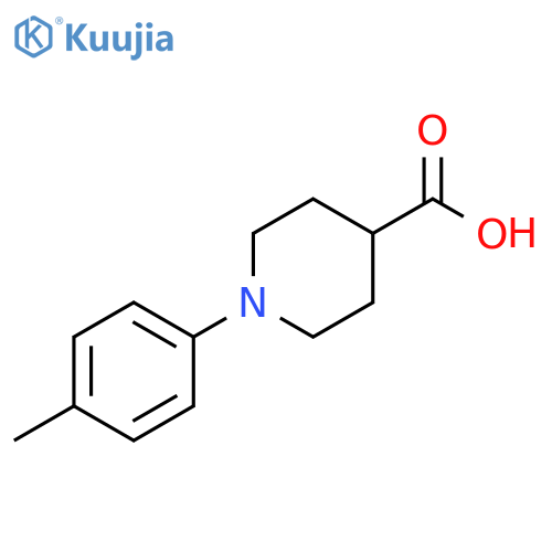 1-p-tolylpiperidine-4-carboxylic acid structure