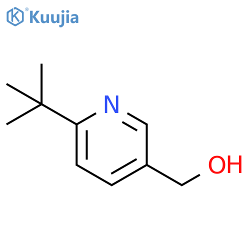 (6-tert-butylpyridin-3-yl)methanol structure