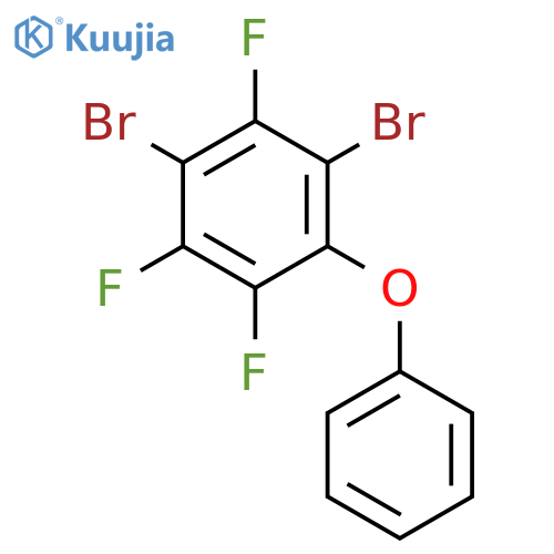 1,3-Dibromo-2,4,5-trifluoro-6-phenoxybenzene structure