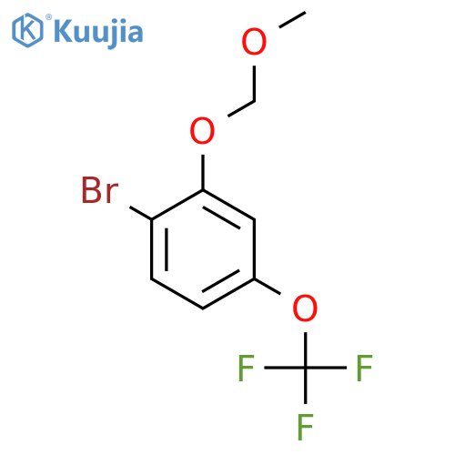 1-Bromo-2-(methoxymethoxy)-4-(trifluoromethoxy)benzene structure