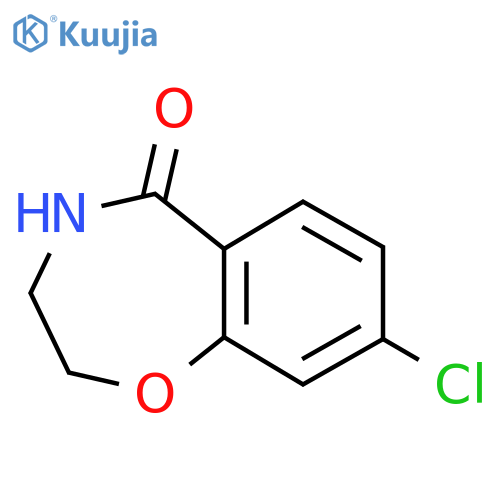 8-chloro-2,3,4,5-tetrahydro-1,4-benzoxazepin-5-one structure