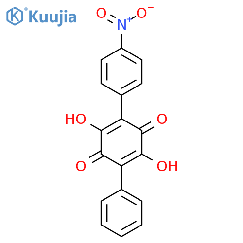 2,5-Cyclohexadiene-1,4-dione,2,5-dihydroxy-3-(4-nitrophenyl)-6-phenyl- structure