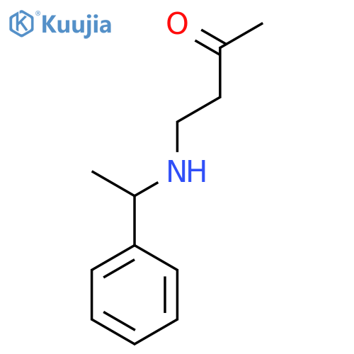4-[(1-Phenylethyl)amino]butan-2-one structure