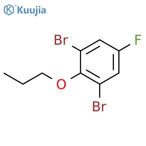 1,3-Dibromo-5-fluoro-2-propoxybenzene structure
