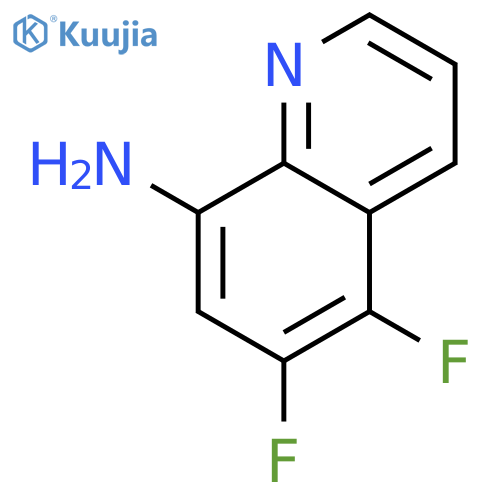 5,6-difluoro-8-quinolinaMine structure
