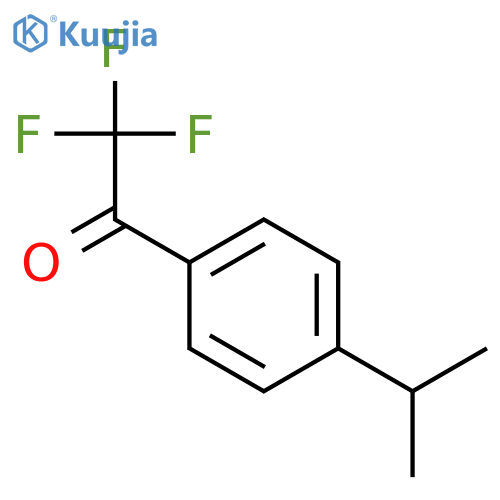 2,2,2-trifluoro-1-(4-isopropylphenyl)ethanone structure